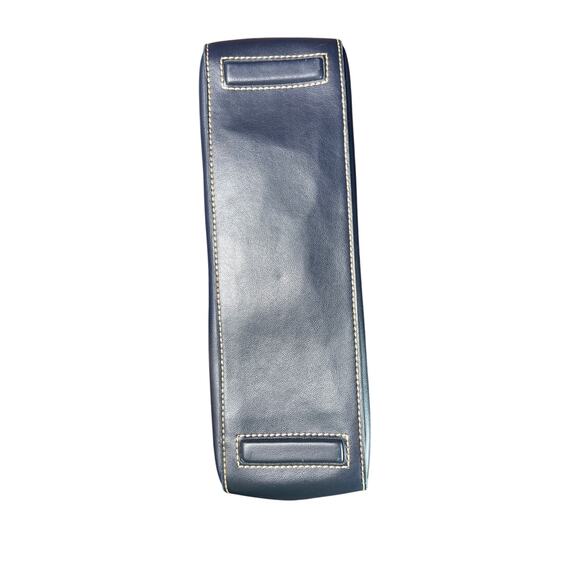 Liz Claiborne Navy Blue Leather Cross Body Purse - Picture 5 of 8